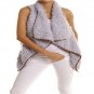 Outerwear Vests Turn-down Collar Jacket Colete Feminino Winter Women Lamb Wool Vest Irregular Hem Wa