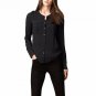 Women Female Blouse Shirt Solid Office Lady Button Stand Cardigan Autumn Winter Cool Long Sleeve Blo