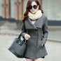 New 2017 Autumn Winter Women\'s Temperament Woolen Jackets Coats Female Casual Clothing Fashion Wome