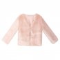 European Style Women Solid Ultra-Warm Autumn Winter Coats Thick Wool Rabbit Faux Fur Coat V-neck Nat