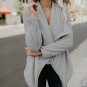 Warm Open Stitch Woolen Blends Women Jackets Coats 2017 Autumn Winter Long Sleeve Cardigan Overcoats
