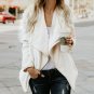 Warm Open Stitch Woolen Blends Women Jackets Coats 2017 Autumn Winter Long Sleeve Cardigan Overcoats