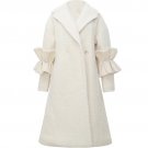 Autumn Winter Fashion New Pattern Blend Woolen Loose Coat Korea Long Type Overcoat Solid Color Jacke