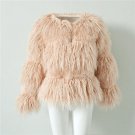 Womens Short Faux Fox Fur Jackets Coat Female Outerwear Long Sleeve Hairy Overcoat Autumn Winter Jac