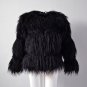 Womens Short Faux Fox Fur Jackets Coat Female Outerwear Long Sleeve Hairy Overcoat Autumn Winter Jac