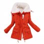 Women Lamb Wool Warm Coat Winter Thicken Overcoat Lacing Jacket Outwear Feminino Lapel Parka chaquet