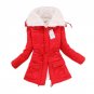 Women Lamb Wool Warm Coat Winter Thicken Overcoat Lacing Jacket Outwear Feminino Lapel Parka chaquet