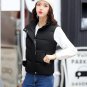 Women\'s Cotton Wool Collar Hooded Down vest Removable hat Hot high quality Brand New female winter