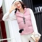 Women\'s Cotton Wool Collar Hooded Down vest Removable hat Hot high quality Brand New female winter