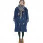 2017 Women Elegant Horn Buttons Hooded Woolen Coat Winter Loose Casual Long Sleeve Solid Lapel Neck