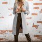 Cardigan Women Long Sleeve Overcoat 2017 Female Woolen Blends Coat Elegant OL Winter Warm Open Stitc