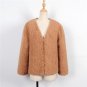 Fake Fur Short Jacket Winter Coats Women 2017 Casual Warm Lamb Fur Woolen Coat Autumn Female Outwea
