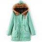 Lamb Wool Coat Women Parka Casual Patchwork Overcoat Thickening 2017 New Winter Women Warm Outwear P