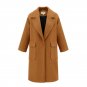 Winter Coat Casual Women Woolen Coat Wool Blend Coat Long Trench Wool Coat for Women plus size