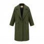 Winter Coat Casual Women Woolen Coat Wool Blend Coat Long Trench Wool Coat for Women plus size