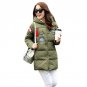 Women\'s Warm Winter Long Parka Hooded Slim Cotton Jacket Coat Outwear