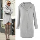 Women Thick Long Woolen Blends Coat 2017 Autumn Winter Fashion Loose Ladies Wool Coat Jackets Slim G