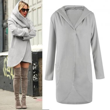 Women Thick Long Woolen Blends Coat 2017 Autumn Winter Fashion Loose Ladies Wool Coat Jackets Slim G