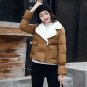 Women\'s Jackets Turn Down Collar Double Breasted Cotton Coats Short Wool Lamb Female Parka Womens S