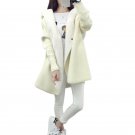 2017 Winter Fleece Cardigans Women Warm Thicken Women Wool Blends Boat Long Loose Casual Hooded Imit