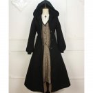 Custom Tailored ~ Vintage Women\'s Hooded Long Wool Coat Gothic Trench Coat by Miss Point