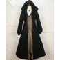 Custom Tailored ~ Vintage Women\'s Hooded Long Wool Coat Gothic Trench Coat by Miss Point