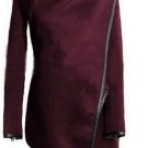 Autumn and Winter Irregular Coat Women Long Cashmere Overcoats Woman Trench Wool Fur Coats Female Pl