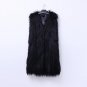 Women Winter long Pink Fake Mink Fur Vest Waistcoat Overcoat Jacket Plus Size XL Warm Gothic Luxury