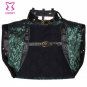 Red / Black Skull Net Sexy Corsets And Bustiers Vintage Gothic Jacket Steampunk Clothing Women Plus