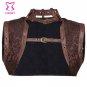 Red / Black Skull Net Sexy Corsets And Bustiers Vintage Gothic Jacket Steampunk Clothing Women Plus