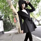 Spring Women Trench Coat Punk Gothic Fashion elegant Raincoat With Belt Plus Size Slim Outwear Coat 
