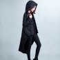 2017 Winter Warm 90% White Duck Thick Black Sallow Tail Long Hooded Dovetail Down Coat Jacket Women 