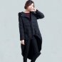 2017 Winter Warm 90% White Duck Thick Black Sallow Tail Long Hooded Dovetail Down Coat Jacket Women 
