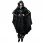 New Style Punk Women Black Mysterious Loose Long Cloak Coats Gothic Halloween Men\'s Bat Cape Casual