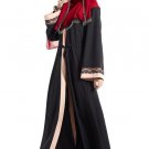 Long cardigan acetate leisure coat 138cm long design casual gothic open front long cardigan coat