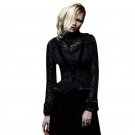 Gothic Palace Women Punk Tail Coat Long Sleeve Winter Short Jacket 2017 Fashion Ladies Dress Coats W