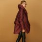 YMOJNV 2017 winter duck down jacket irregular coat parkas warm jacket women\'s fashion cloak style d