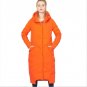 New 90% Duck Down Jacket X-Long Paragraph Coat Women Hooded Camouflage Plus Size Warm Slim Thickenin
