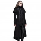 New 2017 Winter Jacket Thin Jacket Female Steampunk Womens Autumn Jakcets Gothic Fake Two Pieces Sti