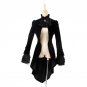 Gothic Asymmetric Tail Coat For Females Punk Palace Retro Single Button Women\'s Jacket Winter Coat 
