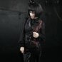 Steampunk Gothic Style Handsome Sleeveless Vest For Women Black Sexy Asymmertrical Magnificent Gothi