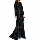 Fashion New  Women Winter Black O Collar Gothic Coat  Long Trench CoatElegant Women Coat Vintage Fem