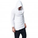 2017 New Hip Hop Hoodies Mens Hooded Pile Collar Solid Color Cloak Cape Coat Men Casual Mantle Hoody