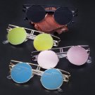 Steampunk Gothic Retro Sunglasses Women Brand Designer Sun glasses For Men Vintage Colorful Reflecti