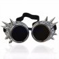 Vintage Retro Victorian Gothic Cosplay Rivet Steampunk Goggles Glasses Welding Punk 5 Colors