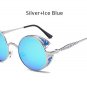 Vintage Gothic Round Steampunk Sunglasses Men Retro Unique Carving Frame Mirrored Sun Glasses For Ma