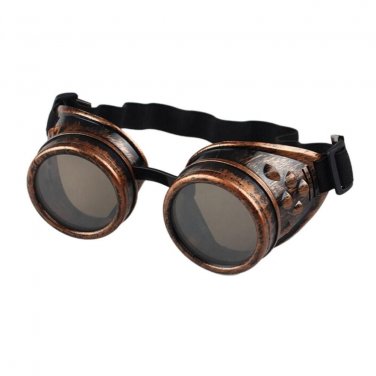Vintage Retro Gothic Steampunk Goggles Glasses Welding Cyber Punk Sunglasses Men Sun Glasses Plastic