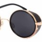 New Fashion Gothic Steam Punk Glasses Brand Designer Rock Vintage Metal Frame Men Sunglasses Summer
