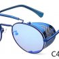 Black Goggle Women Round Sunglasses Luxury Brand Men Glasses Retro Vintage Gothic Steampunk Sun glas