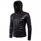 2017 new faux fur coats clothes fashion pilot motorcycle imported pp skull heand jewelry leather hoo